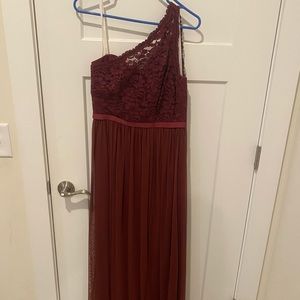 Davids Bridal long formal dress